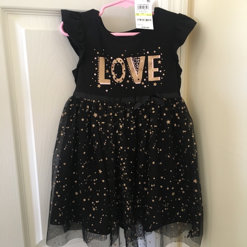 Black Toddler Dress NWT